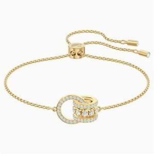 【貨物輸送無料】宝飾品・添え物 ブラッチャレスワロフスキードナレガメタリカオロジャロbracciale swarovski donna 5499000 lega metallica oro giallo