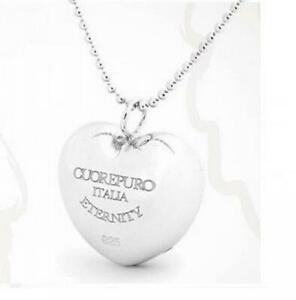 【送料無料】ジュエリー・アクセサリー コラーナクオレプロドナアルジェントアルジェントcollana cuorepuro donna cdm4 argento argento
