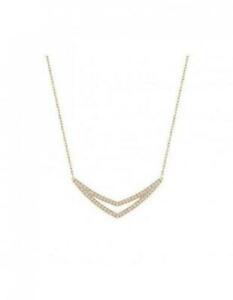 【貨物輸送無料】宝飾品・付属物 コラーナスワロフスキードナレガメタリカオロジャロcollana swarovski donna 5210287 lega metallica oro giallo ジュエリー・アクセサリー-その他-男女兼用アクセサリー
