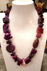 【送料無料】ジュエリー・アクセサリー レジンアソブラルオリジナルコラージュコラーナcollier collana in resina sobral originale