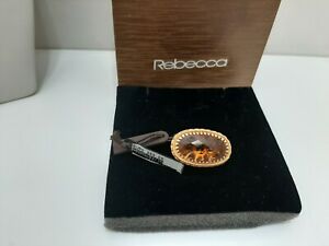 【送料無料】ジュエリー・アクセサリー レベッカアネロブロンツォドラトカラートパツィオコレスローマスバッケッタブロースrebecca anello bronzo dorato color topazio collezroma sfaccettato broasc0316 24,805円