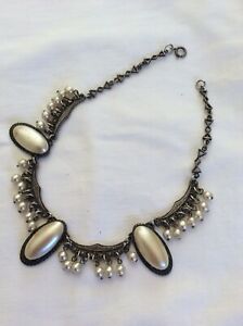 【送料無料】ジュエリー・アクセサリー ネックレスcollier ancien annees194050 signe dlh depose