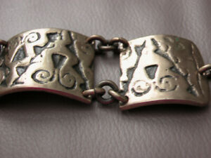 【送料無料】ジュエリー・アクセサリー ジョリブレスレットフランスアーティストビュッフェjoli bracelet signe mbuffet travail dartiste 1970 made in france