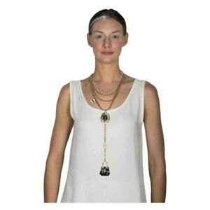 【貨物輸送無料】宝飾品・添え物 コリアーソティールバッグネロエリサカヴァレッティcollier sautoir bag nero elisa cavaletti elp190507303