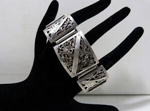 【送料無料】ジュエリー・アクセサリー インドシナアールデコカフブレスレットbracelet manchette art deco indochinois