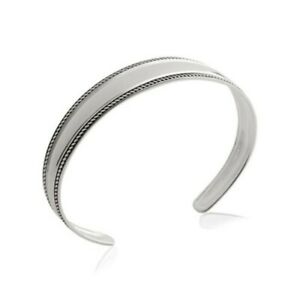 【送料無料】ジュエリー・アクセサリー マッシブシルバーカフファッションjonc manchette en argent massif 9251000 aspect vieilli finement cisele mode