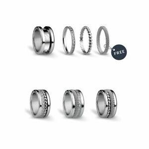 【貨物輸送無料】宝飾品・付属物 ベーリングコンビリングアークティックシンフォニーコレクションセットシルバーライツbering kombiring arctic symphony collection symphonysetsilver lights