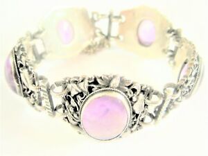 【貨物輸送無料】宝飾品・添え物 アメジスト腕輪bracelet argent veritable avec amethyste, 19,3 糎