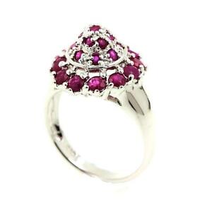 【貨物輸送無料】宝飾品・付属物 バゲルビスシルバーbague rubis  argent 925 tmpl_sku003436