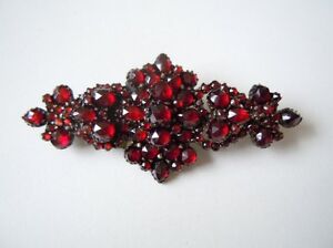 【貨物輸送無料】宝飾品・添え物 グレナトブローチオールドグレナッツカップantique grenat broche innombrable ancienne coupe grenats 6,8 g5,6 x 2,6 糎