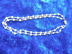 【貨物輸送無料】宝飾品・添え物 ネックレスノーブルパールシルバーマグネバーシュベルnoble perles pour collier __ avec 925 argent  magnetversch__ belle 2
