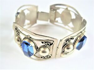 【貨物輸送無料】宝飾品・付属物 シルバーブレスレットタスコメキシコbracelet en argent 925, taxco mexico, 31,25 g