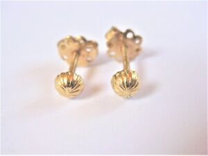 【送料無料】ジュエリー・アクセサリー ゴールドイヤリングboucles doreilles or 750, 1,44 g