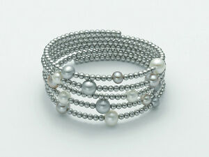 【送料無料】ジュエリー・アクセサリー ブラチャレファシアアルジェントパールミルナシルバーヴォルティスbracciale fascia argento donna perle miluna vertigo pbr1652ag silver vortice