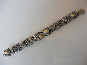 【貨物輸送無料】宝飾品・付属物 ブレスレットシルバーグレートフォークロリックsublime, vieux bracelet ____ 925 argent avec grandeln 珊 folklorique __