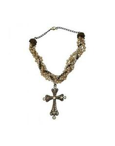 【貨物輸送無料】宝飾品・添え物 コリアーパールズクロワエリサカヴァレッティcollier perles croix elisa cavaletti elw150502713