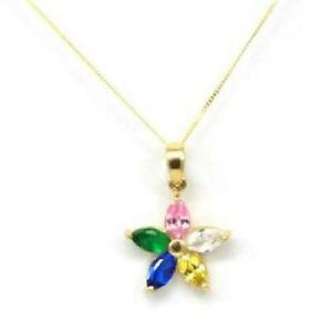 【貨物輸送無料】宝飾品・佩び物 ミニシャンデリヤtoc 9コンピュータ断層撮影法 mini or jaune pendentif fleur sur 457糎 fin chaine