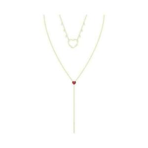 【貨物輸送無料】宝飾品・添え物 コラーナスワロフスキードナレガメタリカオロジャロcollana swarovski donna 5460326 lega metallica oro giallo