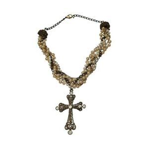 【送料無料】ジュエリー・アクセサリー コリアーパールズクロワエリサカヴァレッティcollier perles croix elisa cavaletti elw150502713