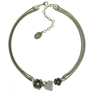 【貨物輸送無料】宝飾品・付属物 コンプロットチェーンコリアーバーレスクホワイトトリプルkonplott chaine collier burlesque blanc triple