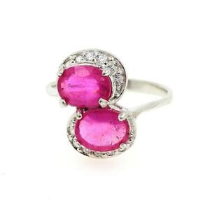 【貨物輸送無料】宝飾品・付属物 ルビーリングシルバーbague rubis  argent 925 tmpl_sku000188