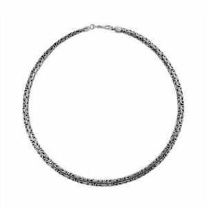 【貨物輸送無料】宝飾品・付属物 シルバースターリングクラシックチェーンコリアーargent sterling classique chaine 3x5粍 collier an6276s457珊