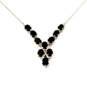 【送料無料】ジュエリー・アクセサリー シルバーネックレスcollier onyx argent