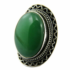 【送料無料】ジュエリー・アクセサリー プロモシルバーリンググリーンヒスイミリメートルpromo 25, bague argent heaven jade vert 31x23 mm