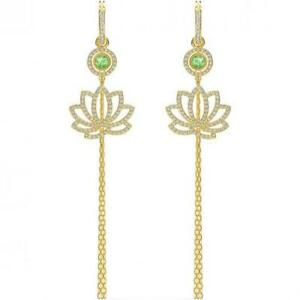 【貨物輸送無料】宝飾品・付属物 スワロフスキードナc黄色ゴールドboucles doreilles swarovski donna 5522840 alliage mactallique or jaune