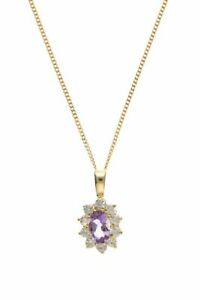 【送料無料】ジュエリー・アクセサリー アメジストジルコンペンダントチェーン9ct or veritable amethyste et zircone pendentif et chaine 26,966円