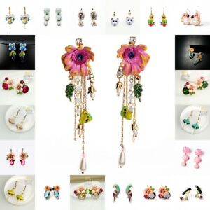 【送料無料】ジュエリー・アクセサリー ディーラーロットイヤリングgrossiste revendeur vente en gros lot de 21 boucles doreilles email fleur l1