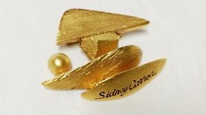 【送料無料】ジュエリー・アクセサリー シドニーキャロンパリオリジナルブローチoriginale broche sculpture signee sidney carron paris