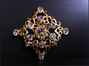【送料無料】ジュエリー・アクセサリー ヴィンテージブローチバイインエスドラフレサンジュgrande broche vintage signee ines de la fressange