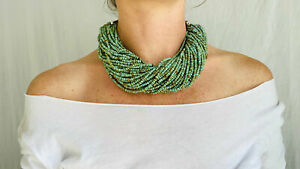【送料無料】ジュエリー・アクセサリー マルチブリンズハウライトスターリングシルバーネックレスmultibrins howlite collier argent sterling
