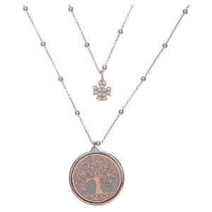 【送料無料】ジュエリー・アクセサリー アーメンシルバーツリーオブライフネックレスロングcollier amen arbre de la vie argent 925 long
