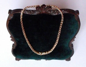 【送料無料】ジュエリー・アクセサリー パームメッシュカラーイエローゴールドプレートneuf * collier maille palmier en chute * plaque or jaune 18 k *