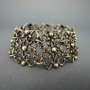 【送料無料】ジュエリー・アクセサリー オーナメンタルアジュレシルバーコスチュームブレスレットfiligrane ornamental ajoure argent costumes bracelet