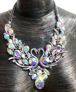 【送料無料】ジュエリー・アクセサリー バトラーウィルソンクリスタルアブピーコックbutler et wilson transparent cristal ab deux paons avec collier neuf