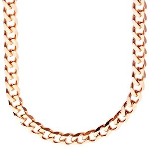 【送料無料】ジュエリー・アクセサリー スターリングシルバーグルメチェーンピンクゴールドsterling 925 argent gourmette chaine curb 7,4mm rose gold