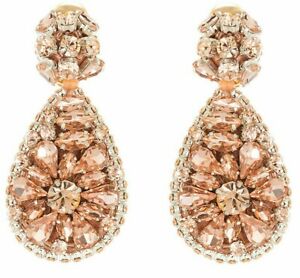 【送料無料】ジュエリー・アクセサリー ラレンタティアピンチオンイヤリングローズローズペタルオスカーneuf oscar de la renta larme pince sur boucles doreilles petale rose or