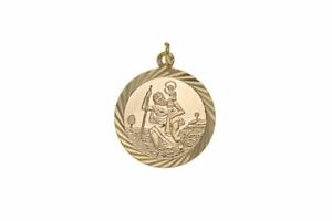 【送料無料】ジュエリー・アクセサリー ゴールドペンダントセントクリストフブレロック9ct or pendentif st christophe breloque