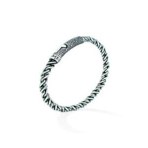 【送料無料】ジュエリー・アクセサリー ブラッチャレアメンウオモアルジェントアルジェントbracciale amen uomo brnob195 argento argento