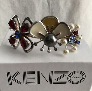 【送料無料】ジュエリー・アクセサリー ケンゾーラインストーンフラワーズブレスレットkenzo pearls and rhinestones flowers bracelet 34,437円