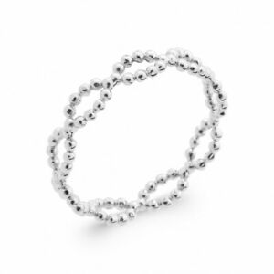【送料無料】ジュエリー・アクセサリー シルバーリングロディエボールリンクbague argent 925000 rhodie maillons ovales petites boules