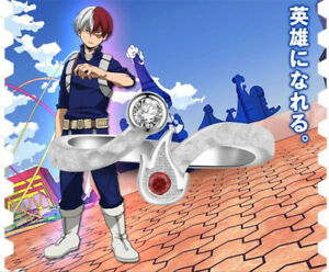 【送料無料】ジュエリー・アクセサリー ヒーローアカデミアシルバーコスサイズコスmy hero academia todoroki shoto ring 925 silver cos gift size 67 cos gift