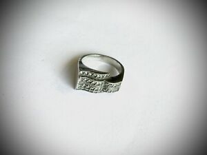 【送料無料】ジュエリー・アクセサリー スプレンディドリングアールデコシルバージルコニウムsplendide bague art deco argent et zirconiums