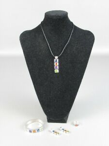 【送料無料】ジュエリー・アクセサリー ヴィンテージシルバーリングネックレスブレスレットトップvintage parure argent 950 ans 60 collier anneau boucles bracelet top