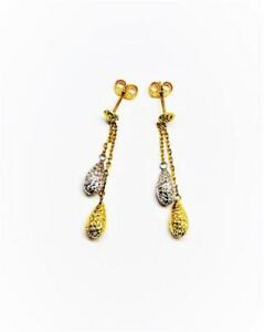 【送料無料】ジュエリー・アクセサリー アーティジャーナーレドナイエローゴールドイヤリングboucles doreilles artigianale donna oa539 or jaune