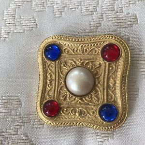 【送料無料】ジュエリー・アクセサリー ヴィンテージベンアムンリーガルビザンチンロマンブロッチェvintage benamun regal or byzantin romain broche