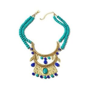 【送料無料】ジュエリー・アクセサリー バジャリアラマニターコイズカラーパールゴールデンネックレスbajalia ramani turquoisecolor perle dore 21″ chute collier 40,937円